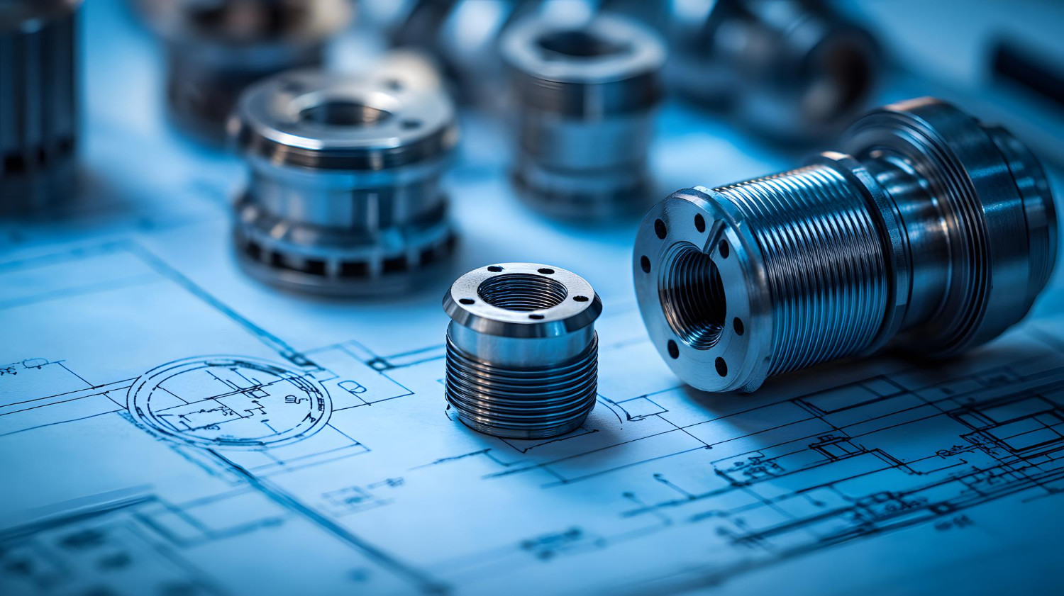 Precision measurement for mechanical components manufacturing