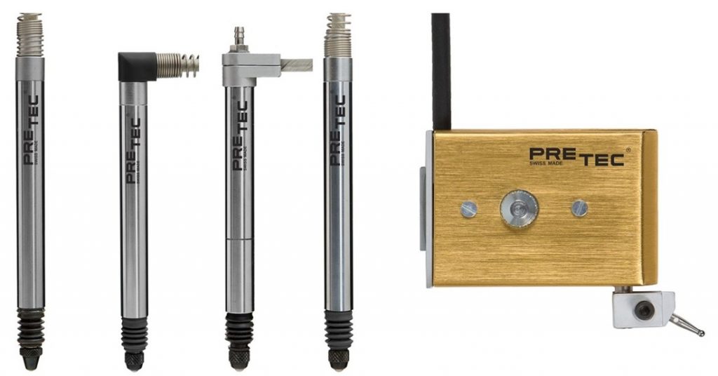 PRETEC micro-tip probes for electronics inspection